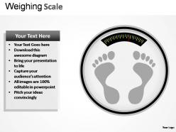 Weighing scale powerpoint presentation slides
