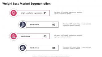 Weight Loss Market Segmentation In Powerpoint And Google Slides Cpb