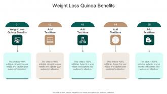 Weight Loss Quinoa Benefits In Powerpoint And Google Slides Cpb