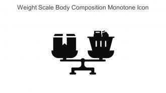 Weight Scale Body Composition Monotone Icon In Powerpoint Pptx Png And Editable Eps Format