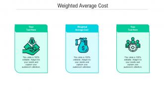 Weighted average cost ppt powerpoint presentation show slide download cpb