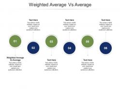 Weighted average vs average ppt powerpoint presentation inspiration graphics cpb