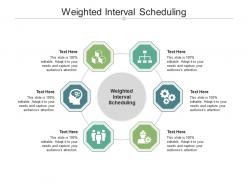 Weighted interval scheduling ppt powerpoint presentation outline layout ideas cpb