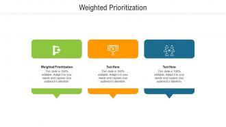 Weighted prioritization ppt powerpoint presentation file styles cpb