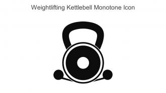 Weightlifting Kettlebell Monotone Icon In Powerpoint Pptx Png And Editable Eps Format