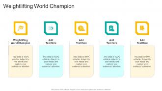 Weightlifting World Champion In Powerpoint And Google Slides Cpb