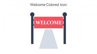 Welcome Colored Icon In Powerpoint Pptx Png And Editable Eps Format