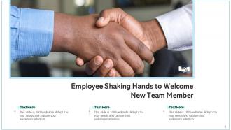 Welcome New Team Member Instructing Management Organization Induction Employee
