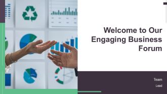 Welcome To Our Engaging Business Forum PPT Outline AT