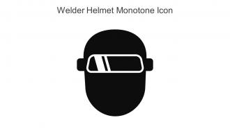 Welder Helmet Monotone Icon In Powerpoint Pptx Png And Editable Eps Format