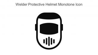 Welder Protective Helmet Monotone Icon In Powerpoint Pptx Png And Editable Eps Format