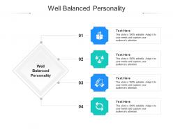 Well balanced personality ppt powerpoint presentation outline deck cpb