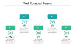 Well rounded person ppt powerpoint presentation infographic template layout cpb