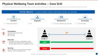Wellbeing Team Activities Cone Drill Workplace Wellness Playbook