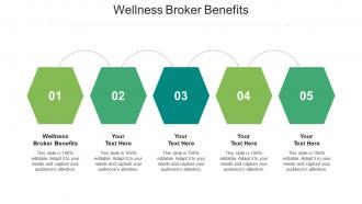 Wellness broker benefits ppt powerpoint presentation infographics tips cpb