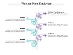 Wellness plans employees ppt powerpoint presentation infographic template skills cpb