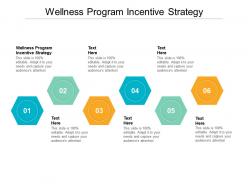 Wellness program incentive strategy ppt powerpoint presentation portfolio infographics cpb