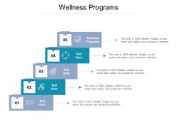 Wellness programs ppt powerpoint presentation pictures graphic images cpb