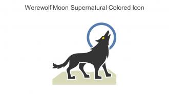 Werewolf Moon Supernatural Colored Icon In Powerpoint Pptx Png And Editable Eps Format