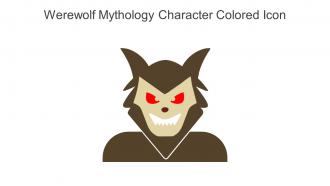 Werewolf Mythology Character Colored Icon In Powerpoint Pptx Png And Editable Eps Format