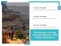 Western Adventurer Through Mountains Roaming Filmmaker Participating