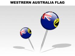 Westrern australia country powerpoint flags
