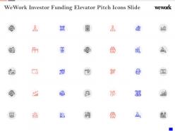 Wework investor funding elevator  icons slide wework investor funding elevator
