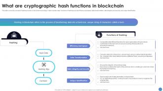 What Are Cryptographic Hash Functions In Blockchain What Is Blockchain Technology BCT SS V