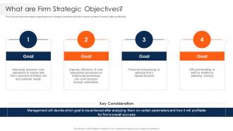 What Are Firm Strategic Objectives Strawman Project Plan