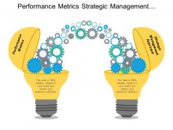 What are performance metrics strategic management approach problem solutions cpb