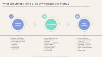 What Are Primary Forms Of Equity In Corporate Finance Corporate Finance Mastery Maximizing FIN SS