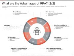 What are the advantages of rpa ppt powerpoint presentation slides topics