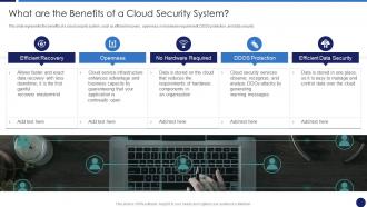 What Are The Benefits Of A Cloud Security System Cloud Data Protection