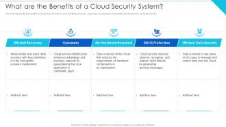 What Are The Benefits Of A Cloud Security System Cloud Information Security