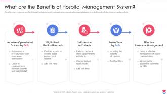 What Are The Benefits Of Hospital Management System Healthcare Inventory Management System