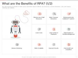 What are the benefits of rpa costs ppt powerpoint presentation gallery example file