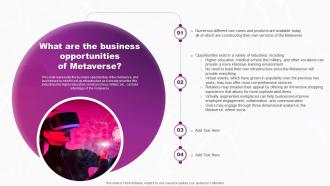 What Are The Business Opportunities Of Metaverse The Virtual World