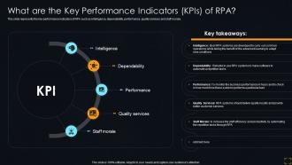 What Are The Key Performance Kpis Of Rpa Streamlining Operations With Artificial Intelligence