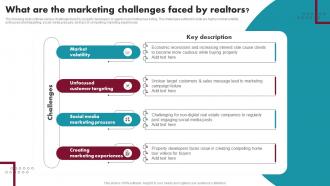 What Are The Marketing Challenges Faced By Realtors Innovative Ideas For Real Estate MKT SS V