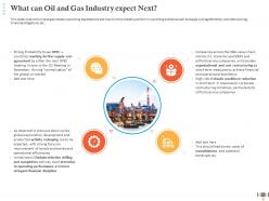 What can oil and gas industry expect next operating performance ppt diagrams