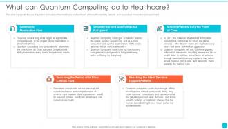 What Can Quantum Computing Do To Healthcare Quantum Cryptography