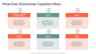 What Does Shareholder Capitalism Mean In Powerpoint And Google Slides Cpb
