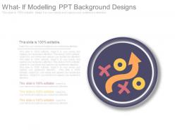 What if modelling ppt background designs