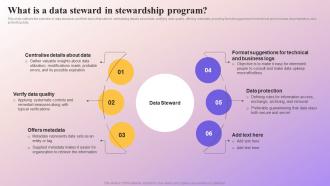 What Is A Data Steward In Stewardship Program Data Subject Area Stewardship Model