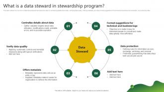 What Is A Data Steward In Stewardship Program Stewardship By Project Model
