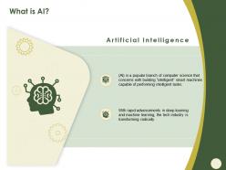 What is ai smart m582 ppt powerpoint presentation outline demonstration