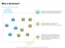 What is blockchain groundbreaking potential ppt powerpoint backgrounds