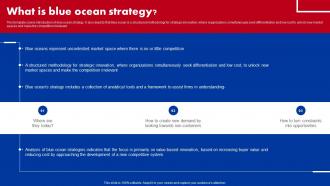 What Is Blue Ocean Strategy Ppt Professional Graphics Template