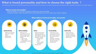 What Is Brand Personality And How To Choose The Right Traits Product Launch Plan Branding SS V