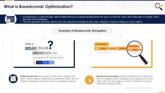 What is breadcrumb optimization edu ppt